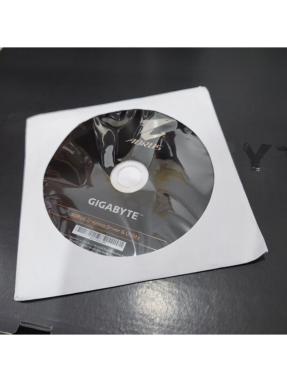 Gigabyte AORUS Graphics Driver & Utility Disc Installation